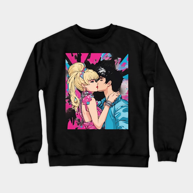 Hugs and Kisses Crewneck Sweatshirt by animegirlnft